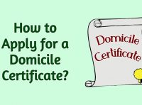 Domicile Certificate