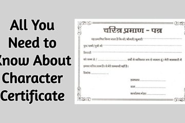 Character Certificate