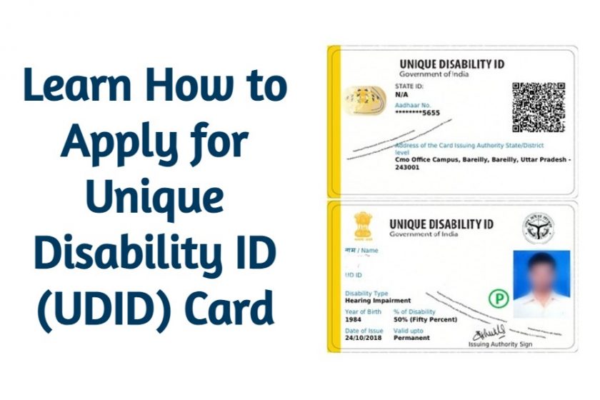 UDID Card: Learn How to Apply for a UDID Card